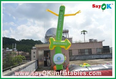 Inflatable Advertising Man Logo Printing Inflatable Sky Dancer Twin Legs For Festival Celebration