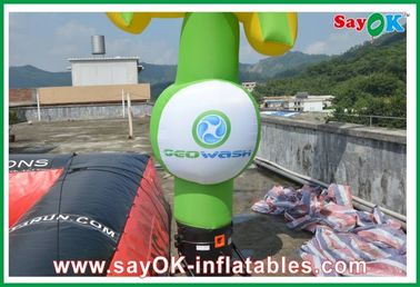 Inflatable Advertising Man Logo Printing Inflatable Sky Dancer Twin Legs For Festival Celebration