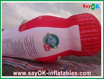 Fireproof PVC Tarpaulin Inflatable Yogurt Bottle For Adversting Campaign