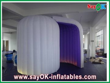 Inflatable Photo Booth Hire Bar White Outside Inflatable Photo Booth Purple Inside Logo Printing Rounded