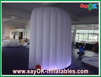 Inflatable Photo Booth Hire Bar White Outside Inflatable Photo Booth Purple Inside Logo Printing Rounded