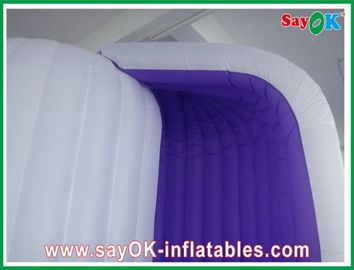 Inflatable Photo Booth Hire Bar White Outside Inflatable Photo Booth Purple Inside Logo Printing Rounded