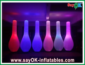 Portable Inflatable Lighting Bottle 190T Nylon Cloth Giant Bottle Inflatable Custom Beer Bottle Model For Advertising