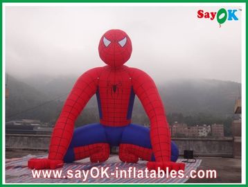 Advertising Inflatable Ceremony Inflatable Cartoon Characters , Wind-Resistant Height 10m Inflatable Spinder Man