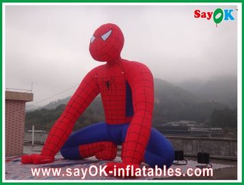 Advertising Inflatable Ceremony Inflatable Cartoon Characters , Wind-Resistant Height 10m Inflatable Spinder Man