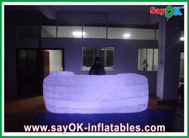 Customized Cube Sofa, Party Decoration, Inflatable LED Sofa For Sale
