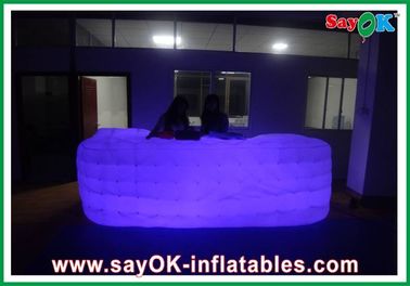 Customized Cube Sofa, Party Decoration, Inflatable LED Sofa For Sale