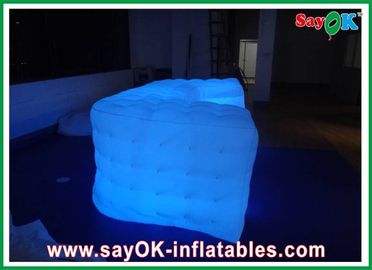 Customized Cube Sofa, Party Decoration, Inflatable LED Sofa For Sale