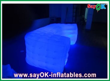 Customized Cube Sofa, Party Decoration, Inflatable LED Sofa For Sale