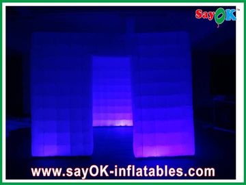 Photo Booth Decorations One Door Inflatable Photo Booth 210D Oxford Cloth L4 X W4 X H3m