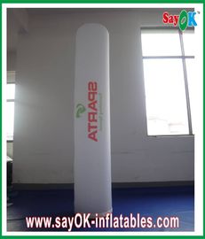 Green Wedding Party Led Inflatable Column Inflatable LED Light With Printing Logo Pillar