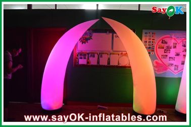 190T Nylon Cloth Inflatable Lighting Decoration , Custom Indoor Inflatable Ivory