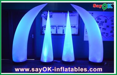 Fashion Customized Inflatable LED Light Logo Printing With Air Blower