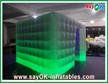 Inflatable Party Decorations Bright Lighting Inflatable Photo Booth Fire-Proof Purple Inside L3 X W3 X H3m