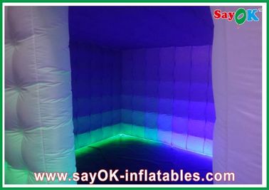 Inflatable Party Decorations Bright Lighting Inflatable Photo Booth Fire-Proof Purple Inside L3 X W3 X H3m