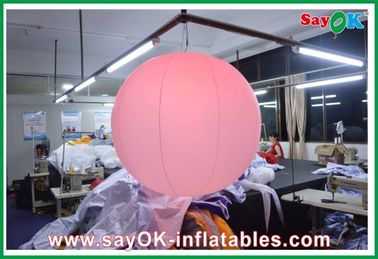 Colorful Party Inflatable Lighting Decoration , Diameter 2m Inflatable Light Ball