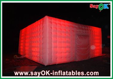 L10 X W10m Inflatable Air Tent With Led Light For Nightclub Advertising Promotion Event