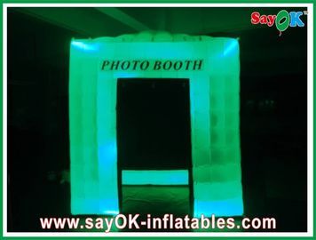 Inflatable Photo Booth Rental Safe Pitched Roof Inflatable Photo Booth CE Blower With 2 Side Windows