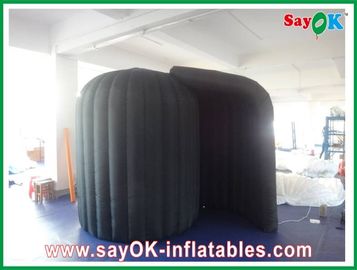 Portable Inflatable Blow-up Photobooth Fire-resistant With Logo Black