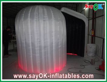 Advertising Booth Displays Durable Rounded Inflatable Blow Up Photobooth 3 X 2.3 X 2m With Black Inside