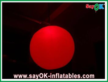 Club 190T Nylon Cloth Inflatable Ball With Led Lights Diameter 2 Meters