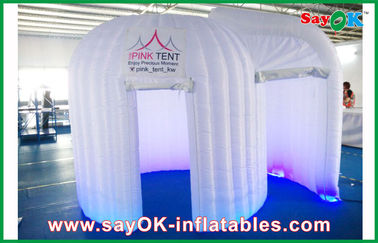 Inflatable Party Decorations LED Lighting Inflatable Photobooth Oxford Cloth Portable For Advertising