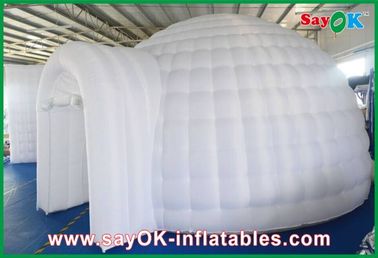 Inflatable Tent Camping Inflatable Igloo Dome Inflatable Air Tent Strong Fire-Proof Cloth With Led Lights