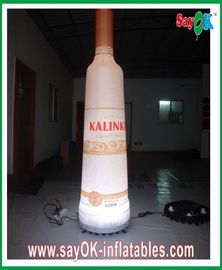 190T Nylon Cloth Inflatable Bottle Wine Height 2M With Led Lights