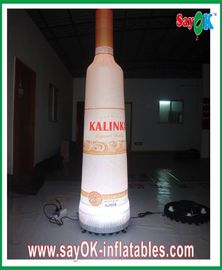 190T Nylon Cloth Inflatable Bottle Wine Height 2M With Led Lights