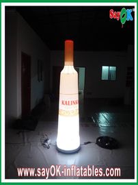 190T Nylon Cloth Inflatable Bottle Wine Height 2M With Led Lights