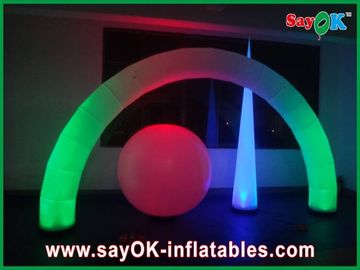 190T Nylon Cloth Inflatable Led Light Wedding Decoration With CE UL Blower