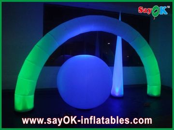 190T Nylon Cloth Inflatable Led Light Wedding Decoration With CE UL Blower