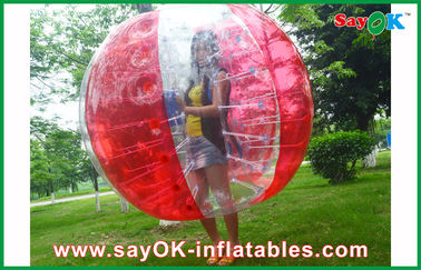 Giant Inflatable Football PVC/TPU Soccer Colors Inflatable Bumper Ball Bubble Body Ball For Football Playing