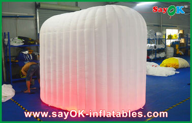 Inflatable Led Photo Booth Circular Shaped Inflatable Photo Booth Fire-Proof Oxford Cloth