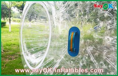 inflatable beach games Clear Durable Inflatable Zorb Ball For Entertainment 1.0mm PVC