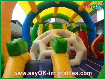 Commercial Giant Bounce Castle House Colorful Inflatable Jump Houses For Kids Fun