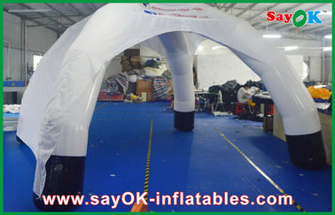 Outdoor Entertainment Party Air Tight Inflatable Dome Tent Quadrangle / Hexahonal PVC For Advertising