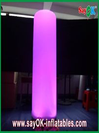 Straight Led Light Decoration 2 Meters High Inflatable Pillar For Events