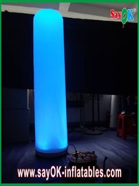 Straight Led Light Decoration 2 Meters High Inflatable Pillar For Events