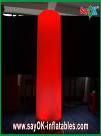 Straight Led Light Decoration 2 Meters High Inflatable Pillar For Events