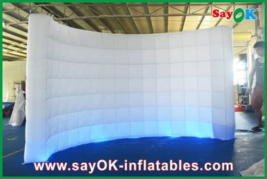Inflatable House Inflatable Led Wall Curved Lighting Wall For Wedding Party Inflatable Photo Wall