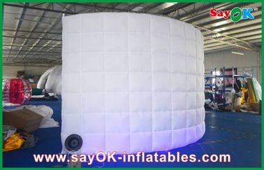 Inflatable House Inflatable Led Wall Curved Lighting Wall For Wedding Party Inflatable Photo Wall