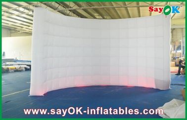 Inflatable House Inflatable Led Wall Curved Lighting Wall For Wedding Party Inflatable Photo Wall
