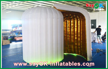 Inflatable Photo Booth Rental Wedding Party Inflatable Photo Booth Kiosk With Led Lights Rounded Shape