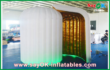 Inflatable Photo Booth Rental Wedding Party Inflatable Photo Booth Kiosk With Led Lights Rounded Shape