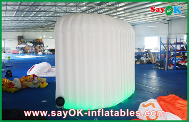 Inflatable Photo Booth Rental Wedding Party Inflatable Photo Booth Kiosk With Led Lights Rounded Shape