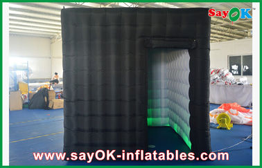 Fire-proof Inflatable Photo Booth , LED Lights Inflatable Photobooth Kiosk