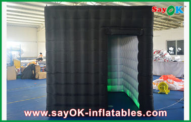 Photo Booth Decorations Fire-Proof Inflatable Photo Booth , LED Lights Inflatable Photobooth Kiosk