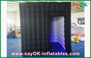 Photo Booth Decorations Fire-Proof Inflatable Photo Booth , LED Lights Inflatable Photobooth Kiosk