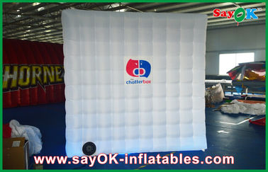 Photo Booth Decorations Led Lights Oxford Cloth Mobile Photo Booth Inflatable Eco-Friendly